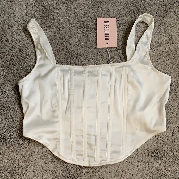 Missguided Satin Corset - Picture 1 of 2